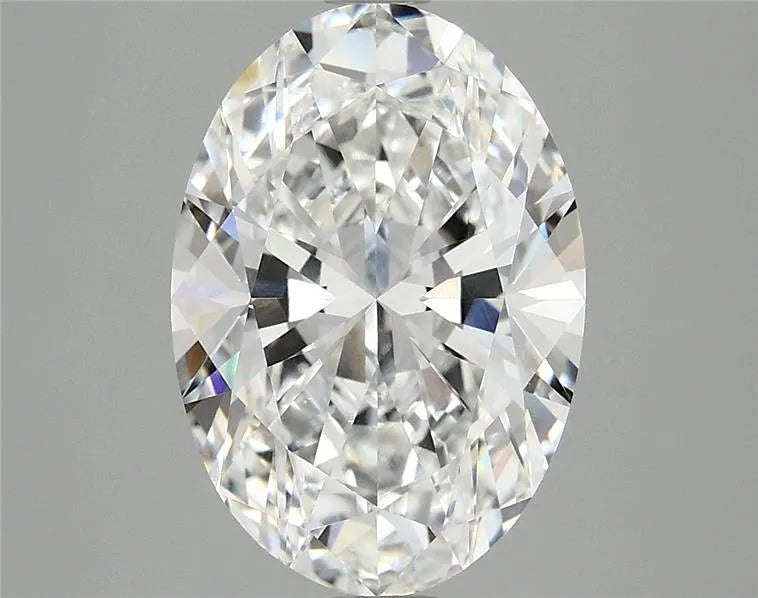 3.85ct Oval Lab Grown Diamond (Colour E, Clarity VVS2, IGI Certified)