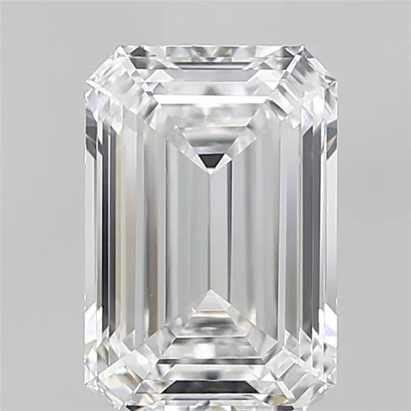3.86ct Emerald Lab Grown Diamond (Colour D, Clarity VVS1, IGI Certified)