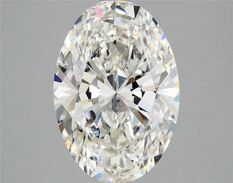 3.86ct Oval Lab Grown Diamond (Colour G, Clarity VVS2, IGI Certified)