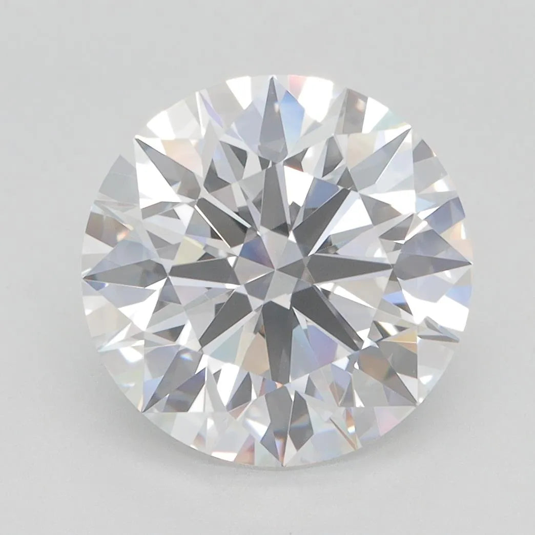 3.86ct Round Lab Grown Diamond (Colour F, Clarity VVS1, Cut EX, GIA Certified)