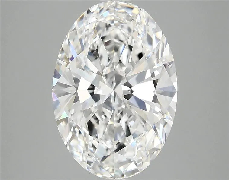 3.88ct Oval Lab Grown Diamond (Colour E, Clarity VVS2, IGI Certified)
