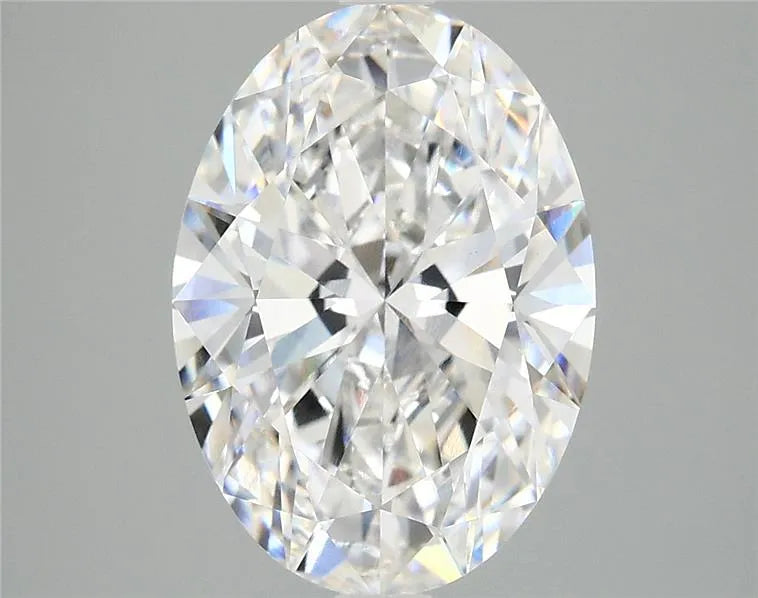3.90ct Oval Lab Grown Diamond (Colour D, Clarity VVS2, IGI Certified)