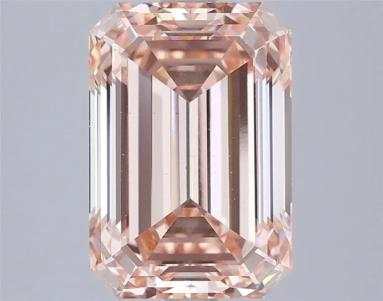 3.92ct Emerald Lab Grown Diamond (Colour Fancy Intense Pink, Clarity VS1, IGI Certified)
