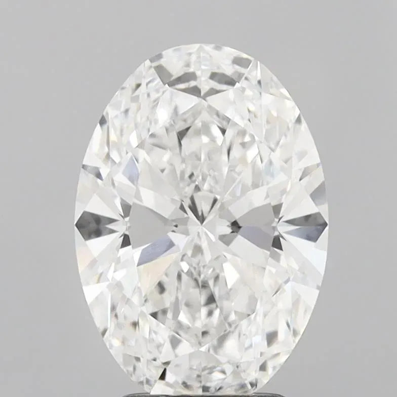 3.93ct Oval Lab Grown Diamond (Colour D, Clarity IF, IGI Certified)