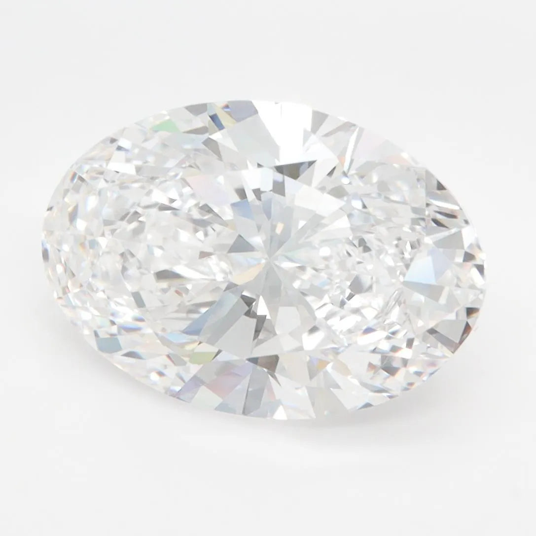 3.93ct Oval Lab Grown Diamond (Colour D, Clarity IF, IGI Certified)