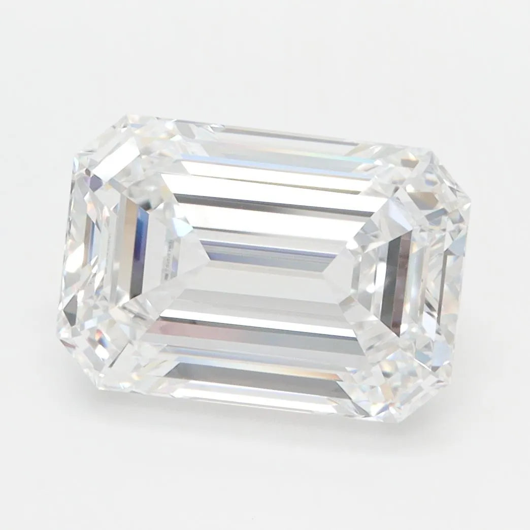 3.97ct Emerald Lab Grown Diamond (Colour D, Clarity VVS1, IGI Certified)