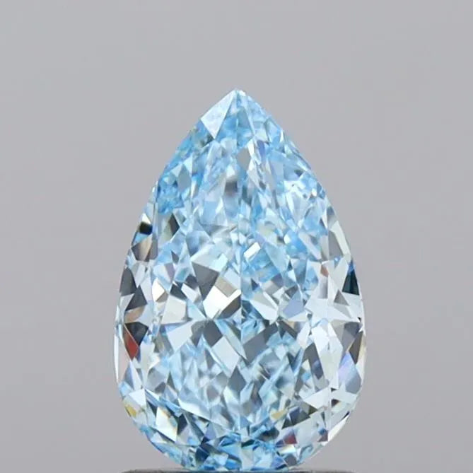1.32ct Pear Lab Grown Diamond (Colour Fancy Intense Blue, Clarity VS1, IGI Certified)