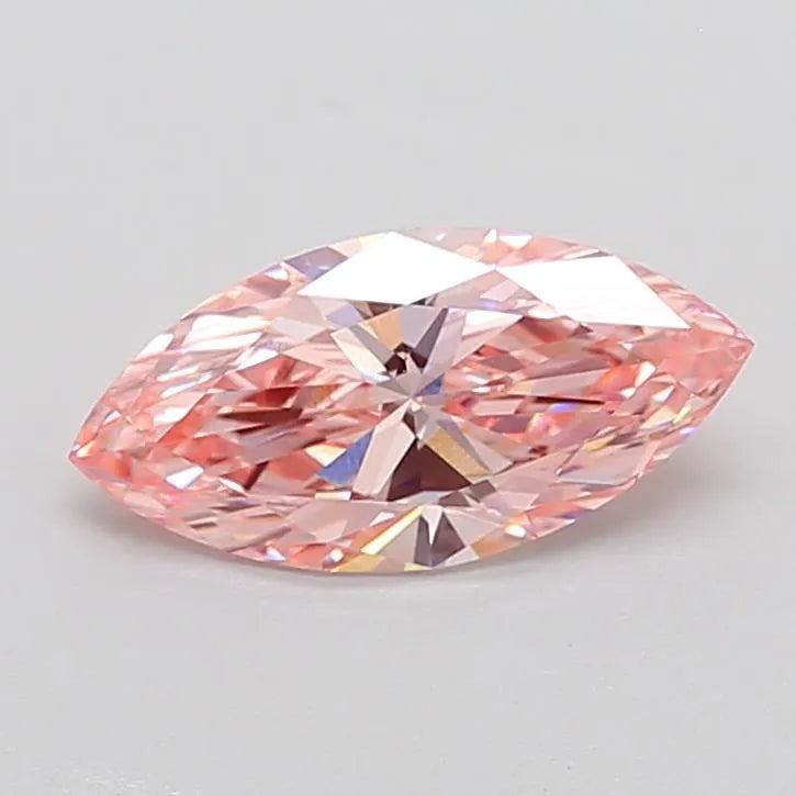 1.77ct Marquise Lab Grown Diamond (Colour Fancy Vivid Pink, Clarity VVS2, IGI Certified)