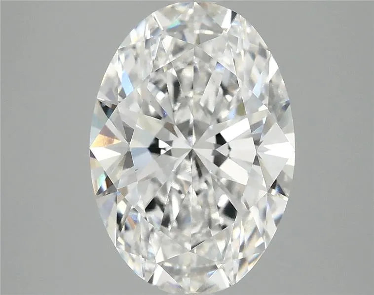 4.10ct Oval Lab Grown Diamond (Colour E, Clarity VVS2, IGI Certified)