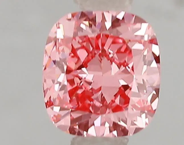 1.03ct Cushion modified Lab Grown Diamond (Colour Fancy Vivid Pink, Clarity VS1, IGI Certified)