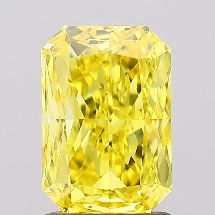1.47ct Radiant Lab Grown Diamond (Colour Fancy Vivid Yellow, Clarity VVS1, IGI Certified)