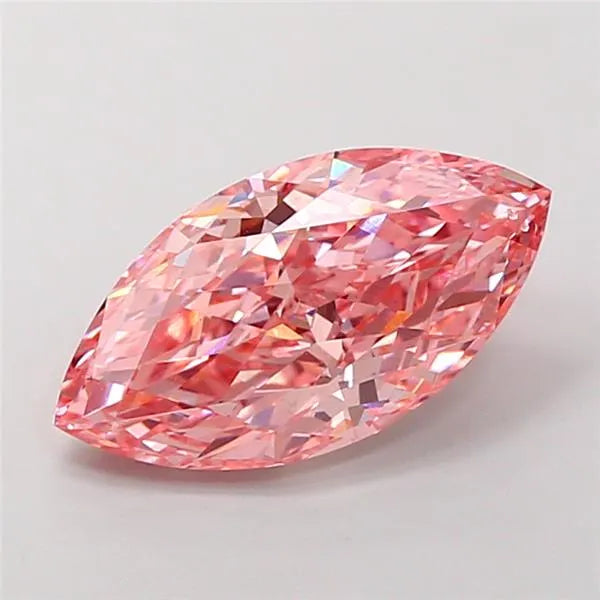 4.00ct Marquise Lab Grown Diamond (Colour Fancy Vivid Pink, Clarity VS2, IGI Certified)