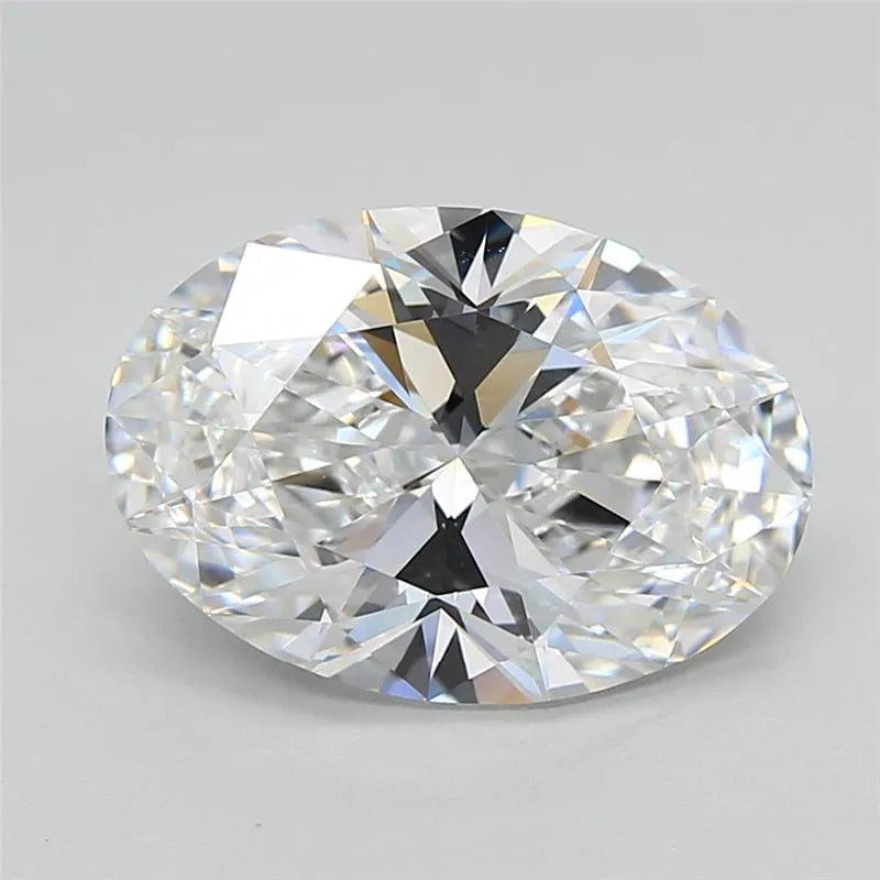 4.00ct Oval Lab Grown Diamond (Colour D, Clarity VVS1, IGI Certified)