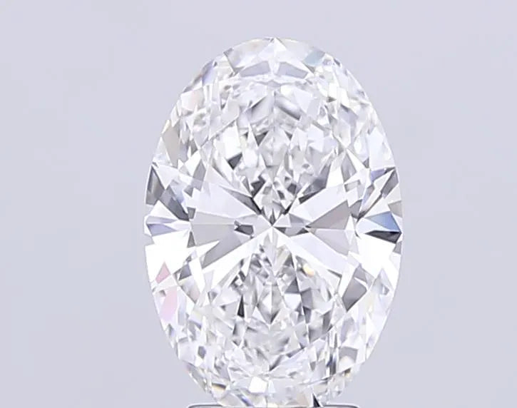 4.00ct Oval Lab Grown Diamond (Colour D, Clarity VVS2, IGI Certified)