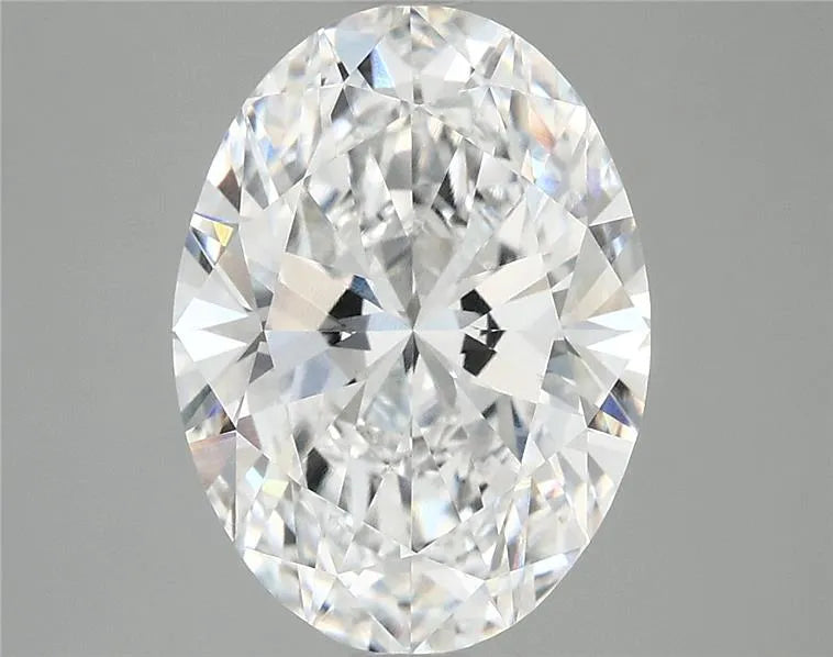 4.00ct Oval Lab Grown Diamond (Colour D, Clarity VVS2, IGI Certified)