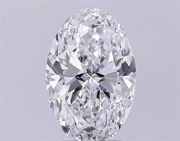 4.00ct Oval Lab Grown Diamond (Colour D, Clarity VVS2, IGI Certified)