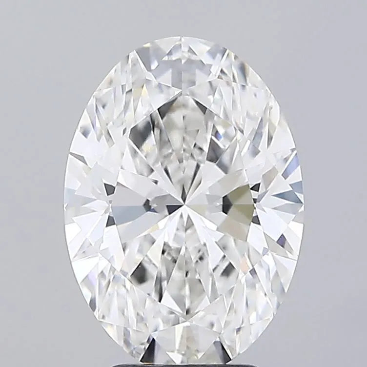 4.00ct Oval Lab Grown Diamond (Colour F, Clarity VVS2, IGI Certified)