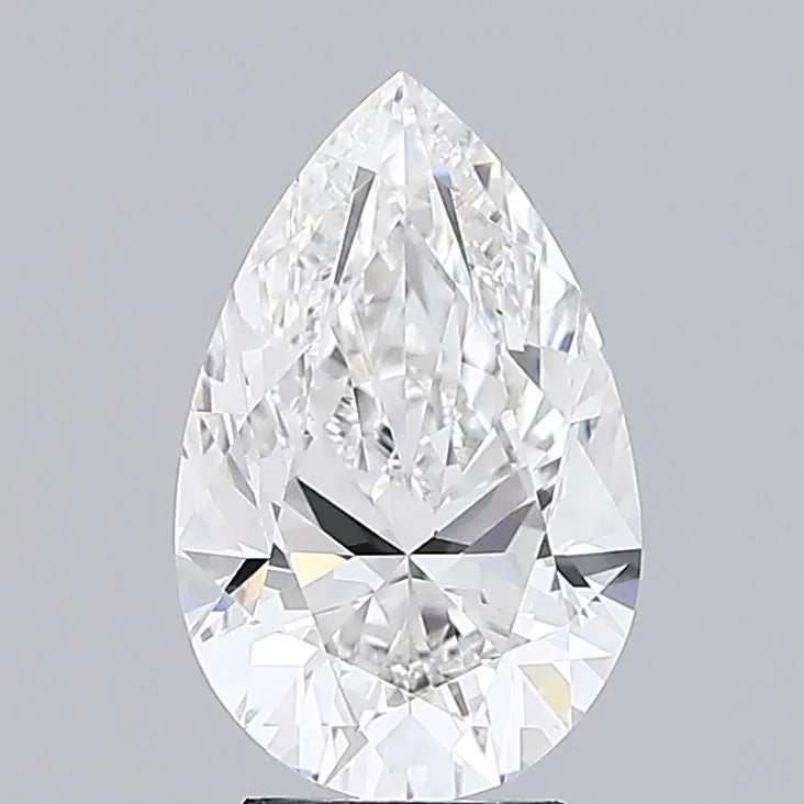 4.00ct Pear Lab Grown Diamond (Colour F, Clarity VVS2, IGI Certified)