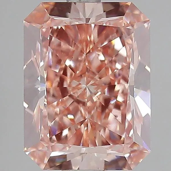 4.00ct Radiant Lab Grown Diamond (Colour Fancy Vivid Pink, Clarity VS2, IGI Certified)