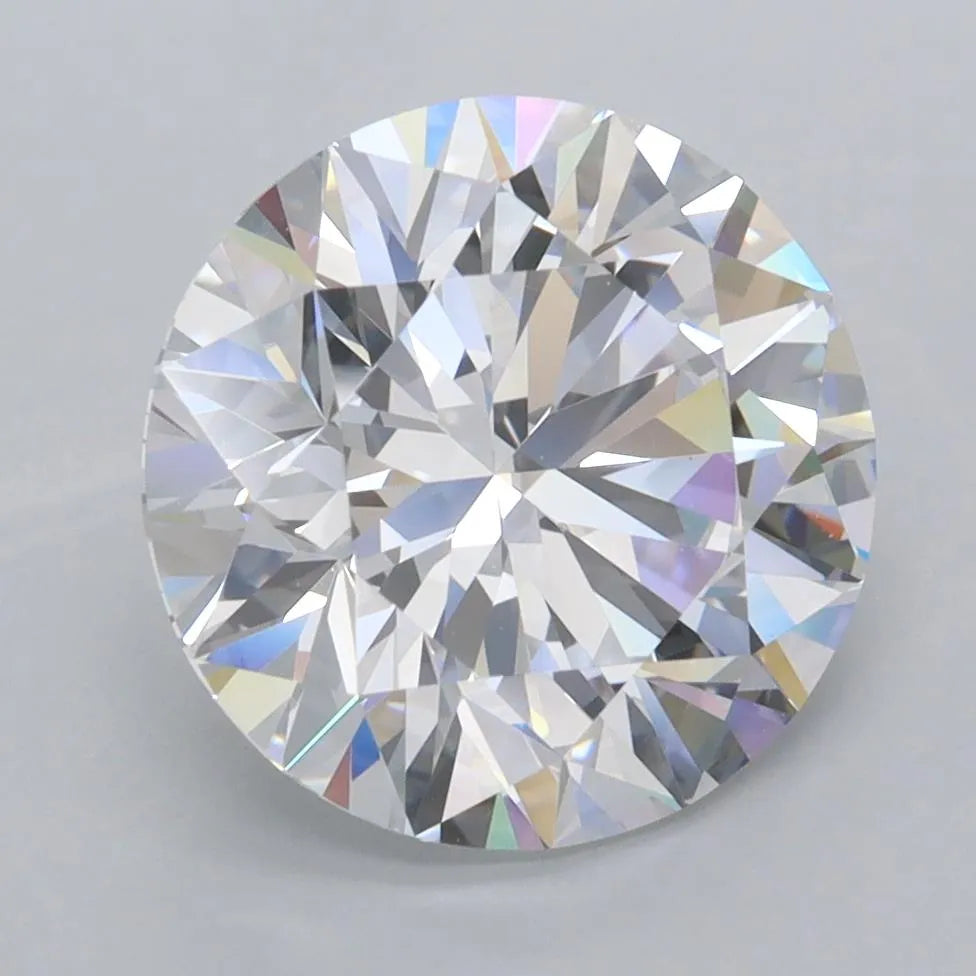 4.00ct Round Lab Grown Diamond (Colour D, Clarity FL, Cut ID, IGI Certified)