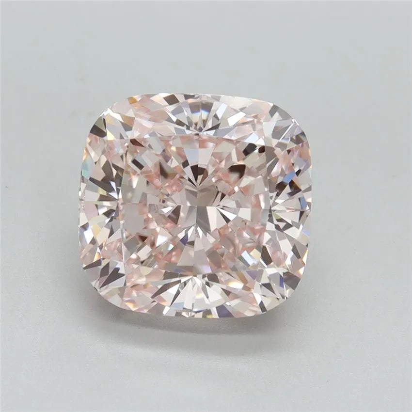 4.01ct Cushion modified Lab Grown Diamond (Colour Fancy Intense Pink, Clarity VVS2, IGI Certified)