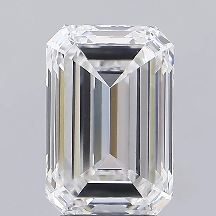 4.01ct Emerald Lab Grown Diamond (Colour F, Clarity VVS2, IGI Certified)