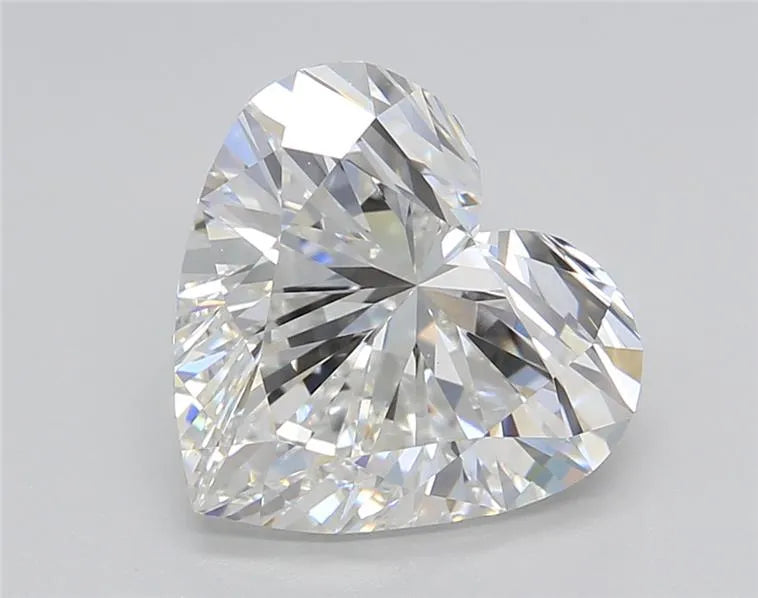 4.01ct Heart Lab Grown Diamond (Colour F, Clarity VVS2, GIA Certified)
