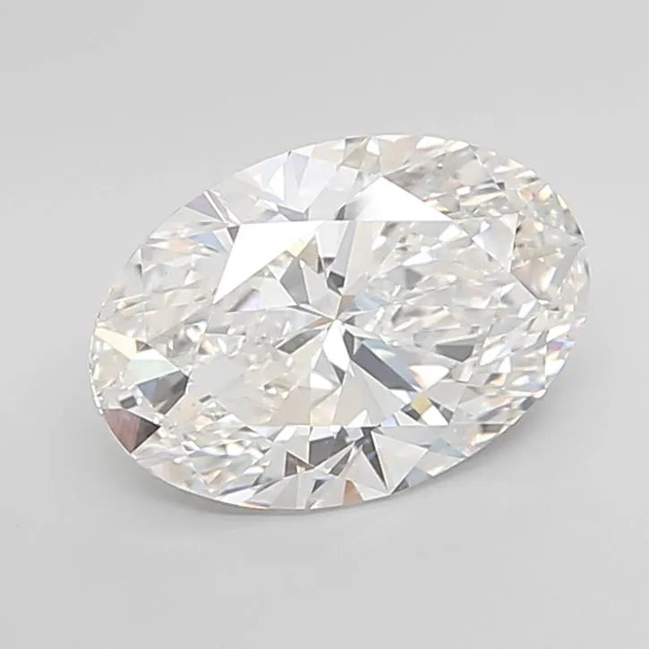4.01ct Oval Lab Grown Diamond (Colour E, Clarity VVS2, IGI Certified)