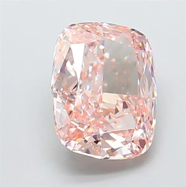 4.02ct Cushion modified Lab Grown Diamond (Colour Fancy Intense Brownish Pink, Clarity VVS2, IGI Certified)