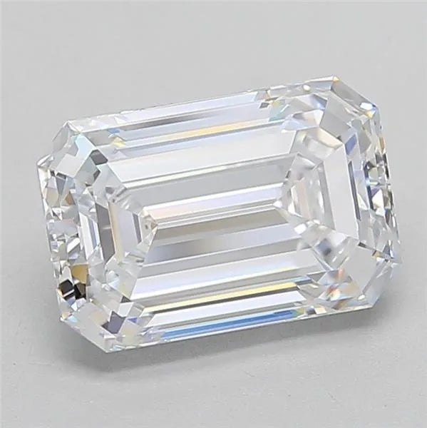 4.02ct Emerald Lab Grown Diamond (Colour D, Clarity IF, IGI Certified)