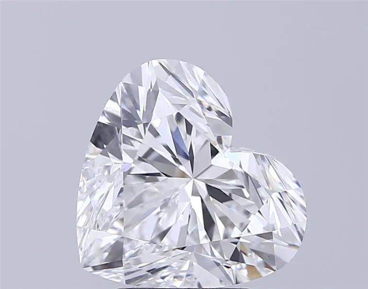 4.02ct Heart Lab Grown Diamond (Colour D, Clarity VVS2, IGI Certified)