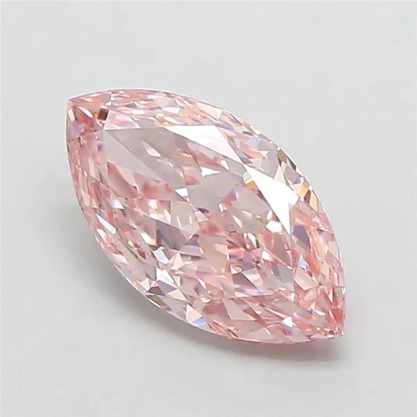 4.02ct Marquise Lab Grown Diamond (Colour Fancy Intense Pink, Clarity VVS2, IGI Certified)