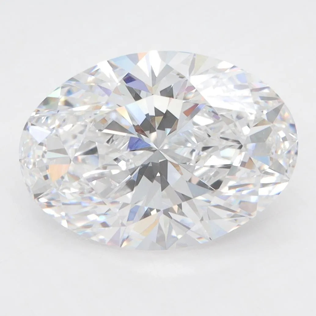 4.02ct Oval Lab Grown Diamond (Colour D, Clarity VVS1, IGI Certified)