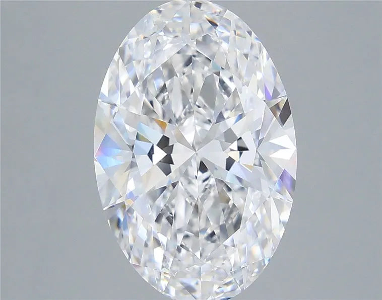4.02ct Oval Lab Grown Diamond (Colour D, Clarity VVS2, IGI Certified)
