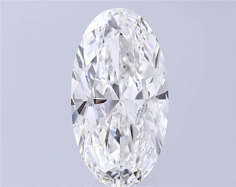 4.02ct Oval Lab Grown Diamond (Colour F, Clarity VVS2, IGI Certified)