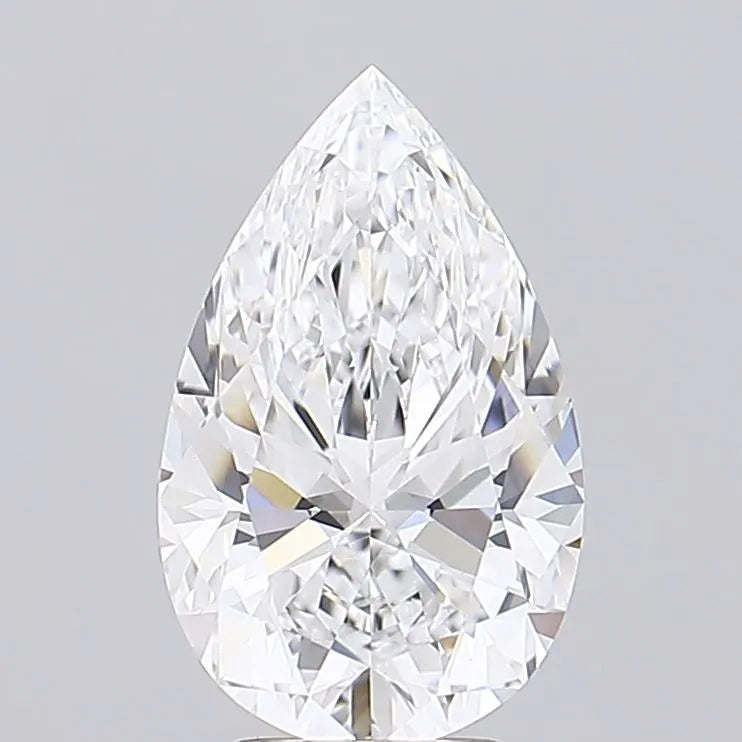 4.02ct Pear Lab Grown Diamond (Colour D, Clarity FL, IGI Certified)