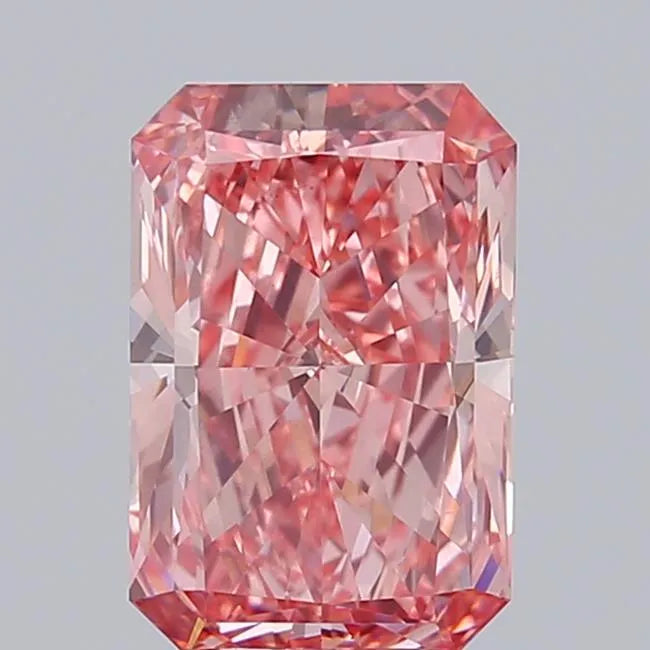 4.02ct Radiant Lab Grown Diamond (Colour Fancy Vivid Pink, Clarity VS1, IGI Certified)