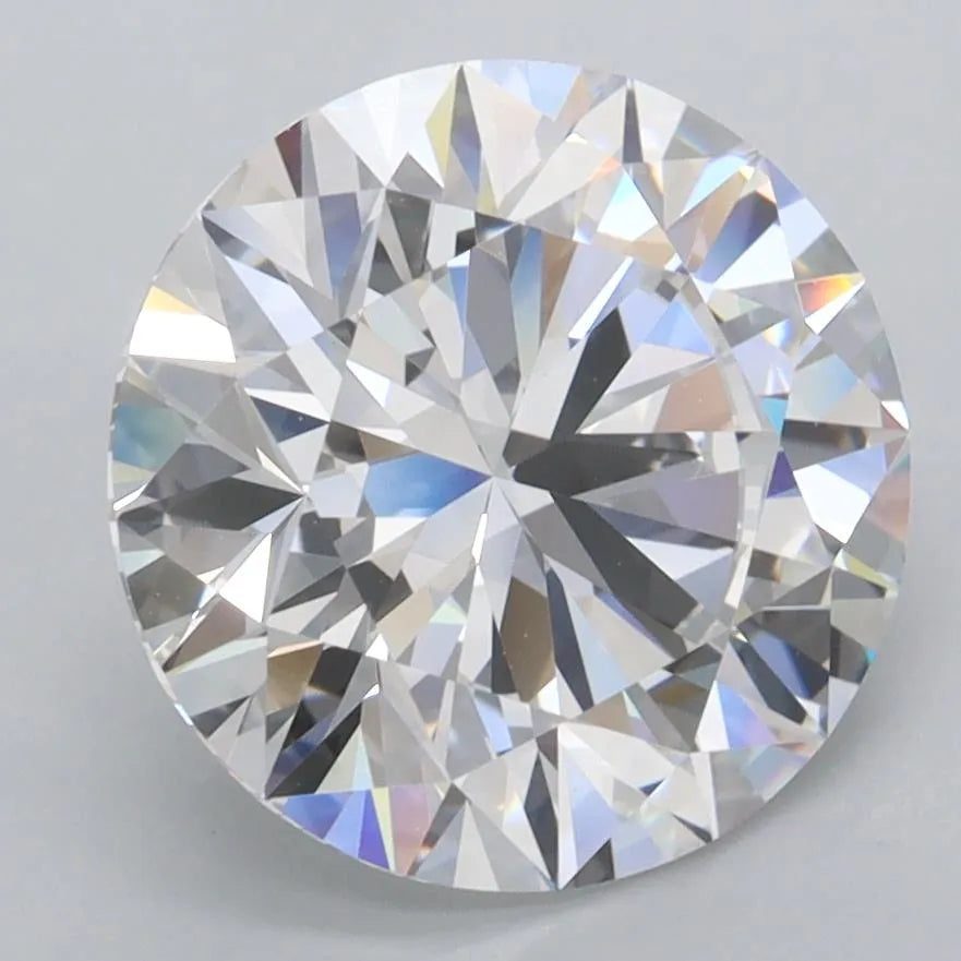 4.02ct Round Lab Grown Diamond (Colour D, Clarity FL, Cut ID, IGI Certified)