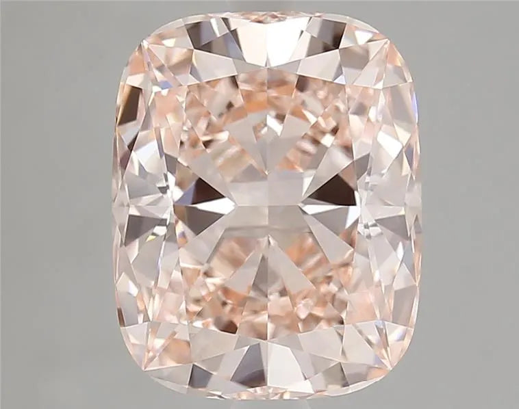4.04ct Cushion modified Lab Grown Diamond (Colour Fancy Intense Pink, Clarity VVS2, IGI Certified)
