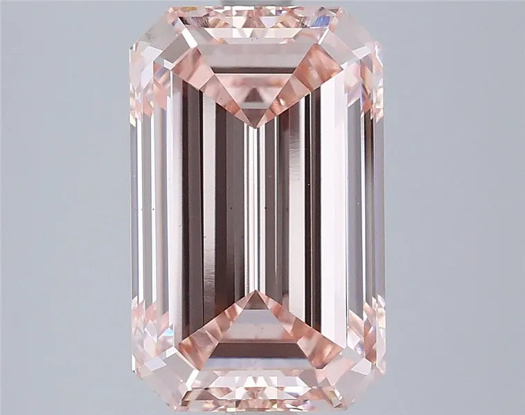 4.04ct Emerald Lab Grown Diamond (Colour Fancy Intense Pink, Clarity VS1, IGI Certified)