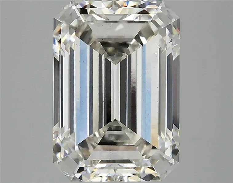 4.04ct Emerald Lab Grown Diamond (Colour G, Clarity VS2, IGI Certified)