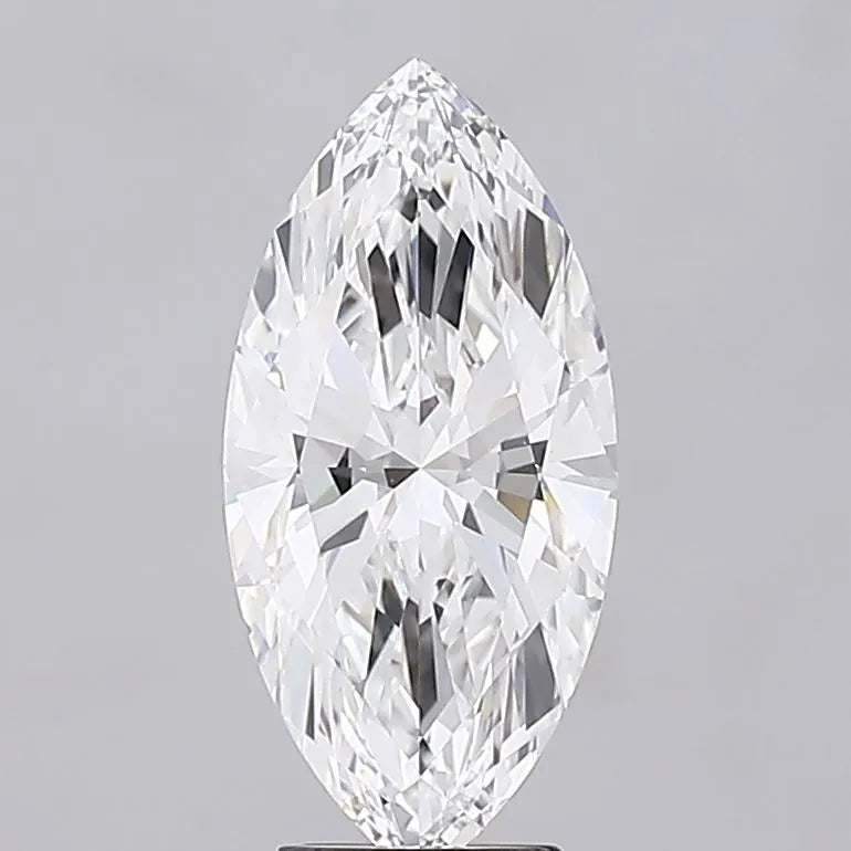 4.04ct Marquise Lab Grown Diamond (Colour E, Clarity VVS2, IGI Certified)