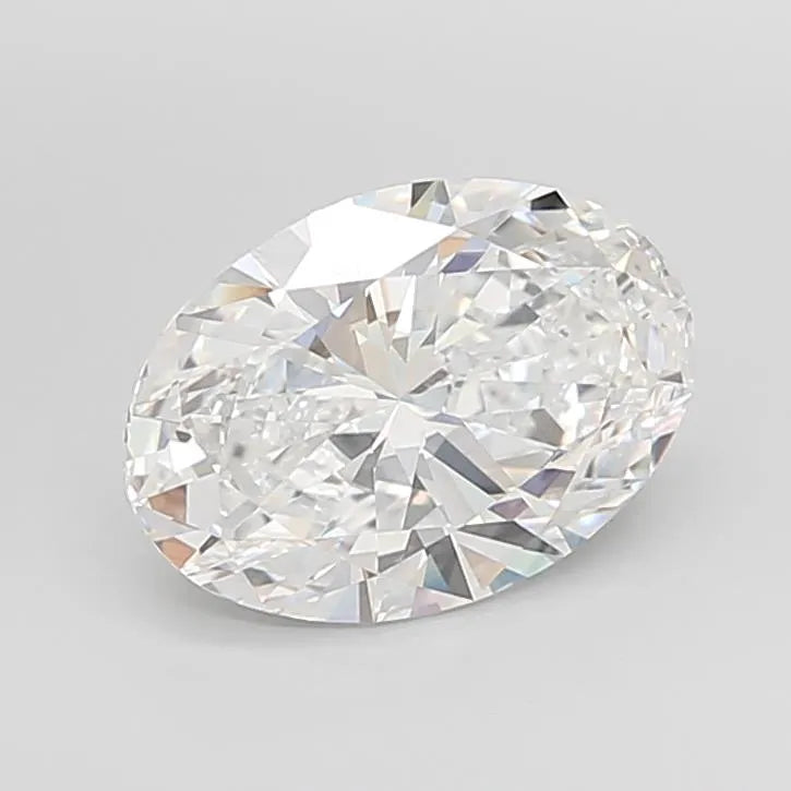 4.04ct Oval Lab Grown Diamond (Colour E, Clarity VVS2, IGI Certified)