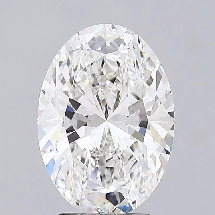 4.04ct Oval Lab Grown Diamond (Colour F, Clarity VVS2, IGI Certified)