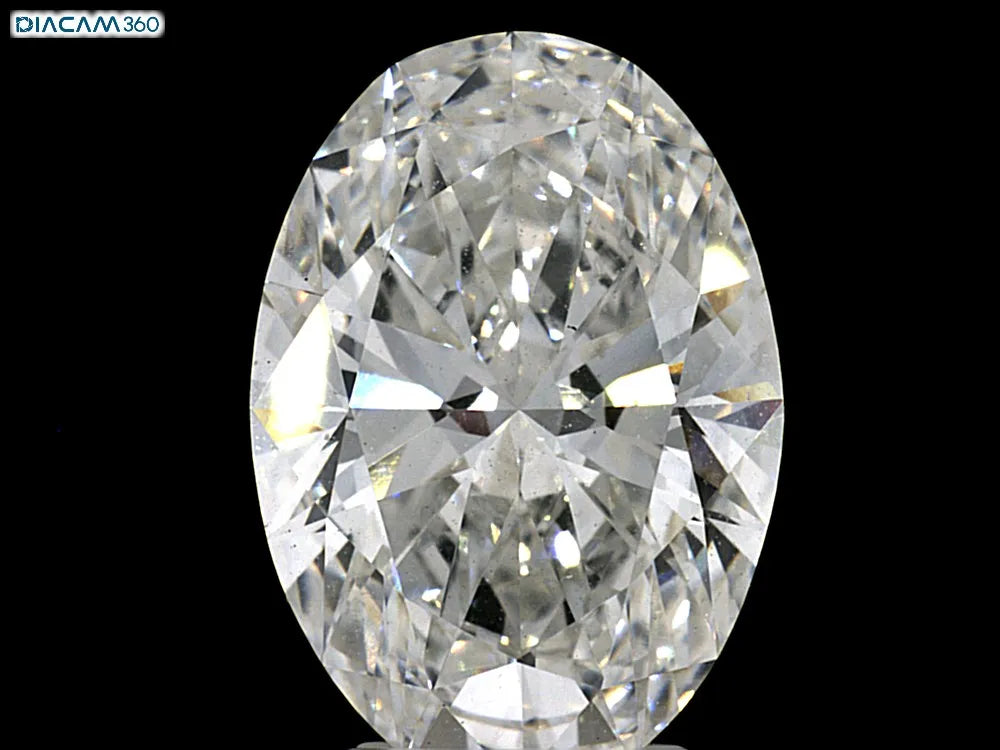 4.04ct Oval Lab Grown Diamond (Colour F, Clarity VVS2, IGI Certified)