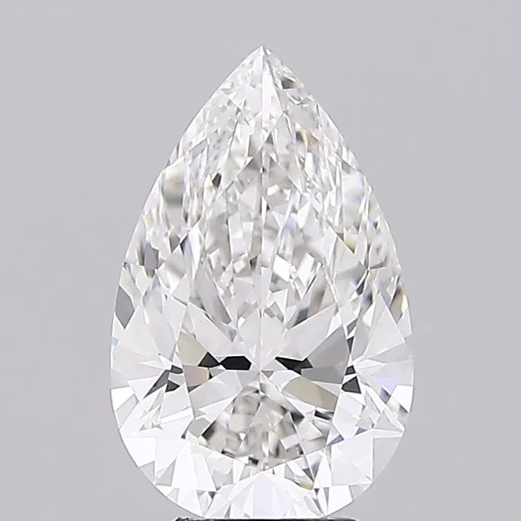 4.04ct Pear Lab Grown Diamond (Colour F, Clarity VVS2, IGI Certified)