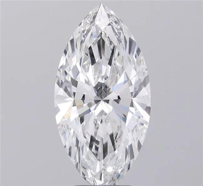 4.05ct Marquise Lab Grown Diamond (Colour E, Clarity VVS2, IGI Certified)