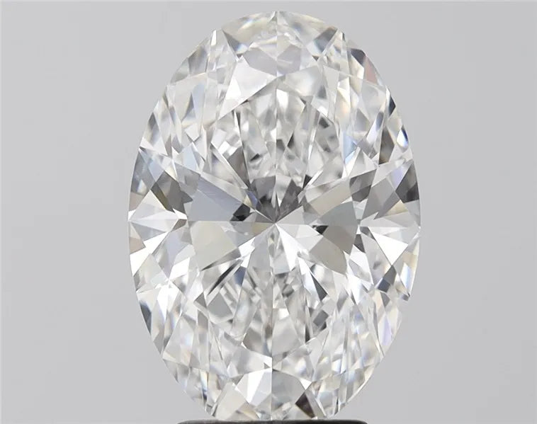 4.05ct Oval Lab Grown Diamond (Colour E, Clarity VVS2, IGI Certified)