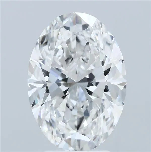 4.05ct Oval Lab Grown Diamond (Colour E, Clarity VVS2, IGI Certified)