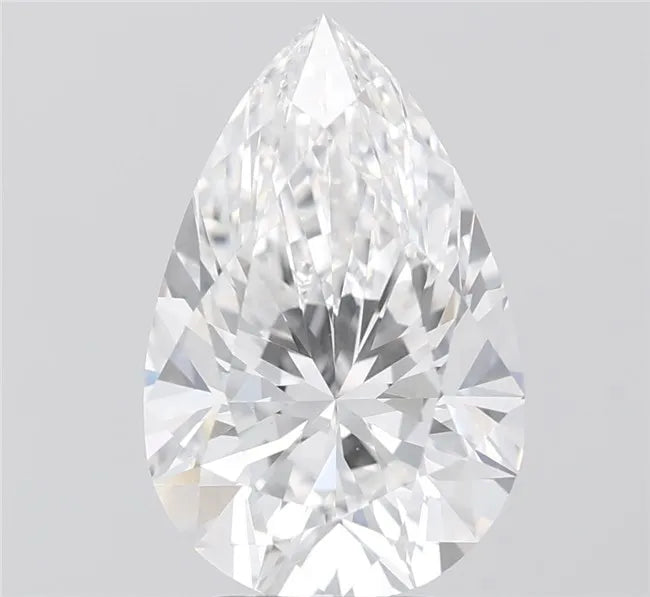 4.05ct Pear Lab Grown Diamond (Colour F, Clarity VVS2, IGI Certified)